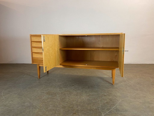 VEB DW Hellerau 602 Sideboard Franz Ehrlich Frêne Midcentury 1960