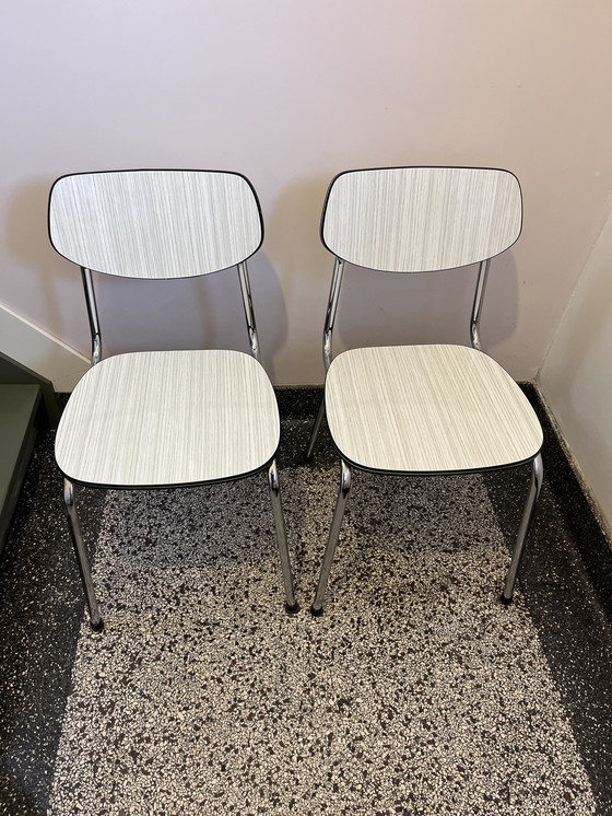 Image 1 of 4x chaises en formica