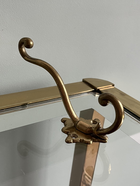 Image 1 of Gancio appendiabiti in ottone vintage