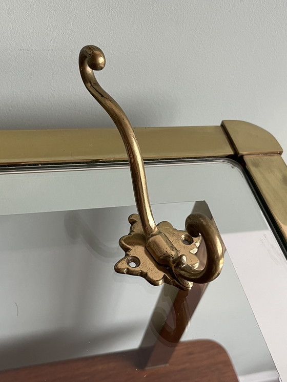 Image 1 of Gancio appendiabiti in ottone vintage