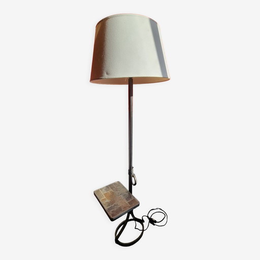 Brutalist Wrought Iron Floor Lamp By Jp Ryckaert