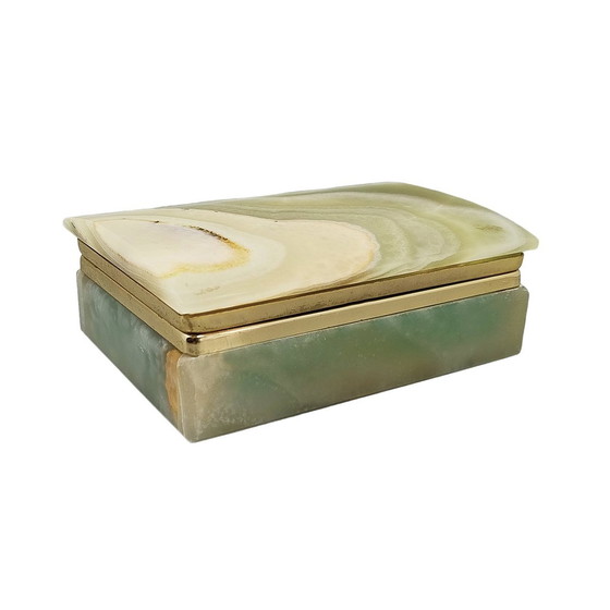 Image 1 of 1960S Astonishing Box In Onyx. Made In Italy