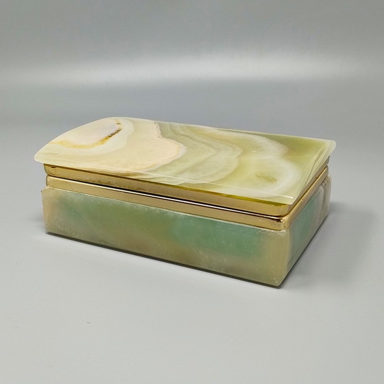 Image 1 of 1960S Astonishing Box In Onyx. Made In Italy