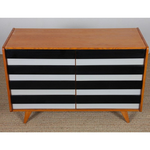 Vintage chest of drawers model U-453 by Jiri Jiroutek, 1960