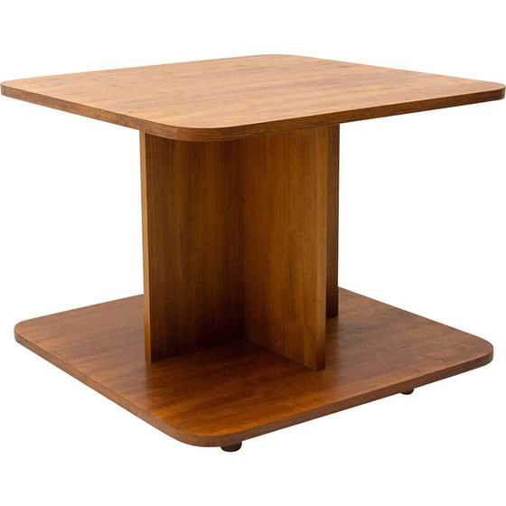 Image 1 of Vintage office coffee table on wheels, Czechoslovakia 1970s