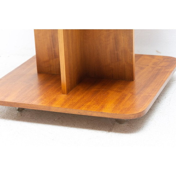 Image 1 of Vintage office coffee table on wheels, Czechoslovakia 1970s