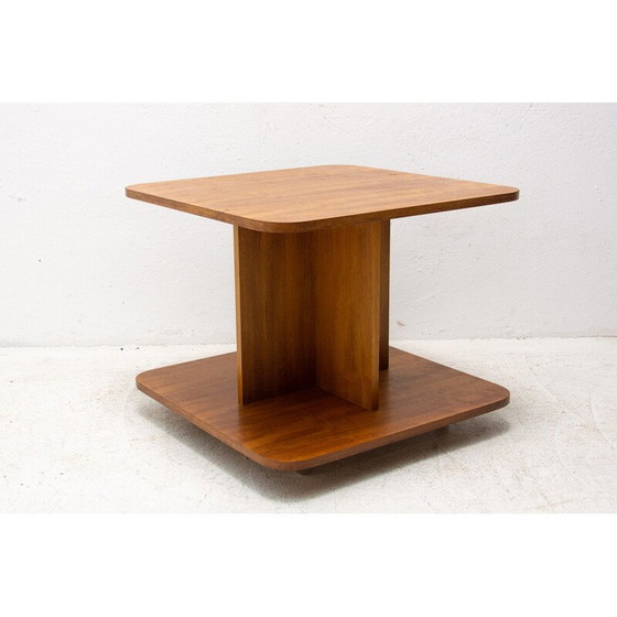 Image 1 of Vintage office coffee table on wheels, Czechoslovakia 1970s