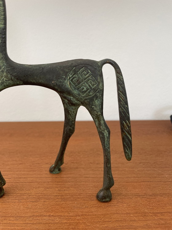 Image 1 of Frederick Weinberg Etruscan horse bronze