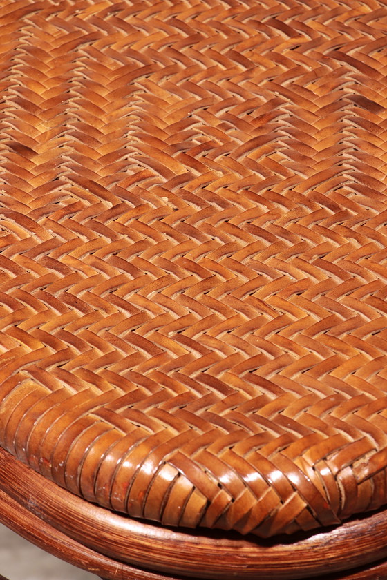 Image 1 of Vintage Bohemian Bamboo Ba Handmade 1970 Denmark