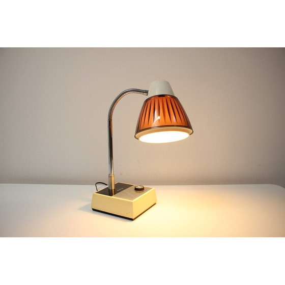 Image 1 of Vintage plastic and chrome lamp by Sanyo, Japan 1970s