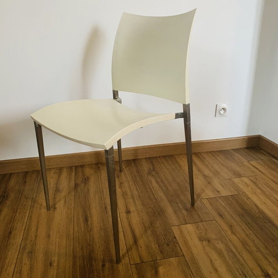 Image 1 of Set of 4 vintage chairs by Desalto Sand