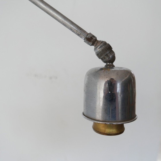 Image 1 of Vintage Telescopic Swedish painted extendable industrial wall lamp, 1950s