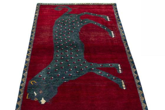 Image 1 of Hand-knotted Gabbeh Nomadic Rug - 154 X 101 Cm