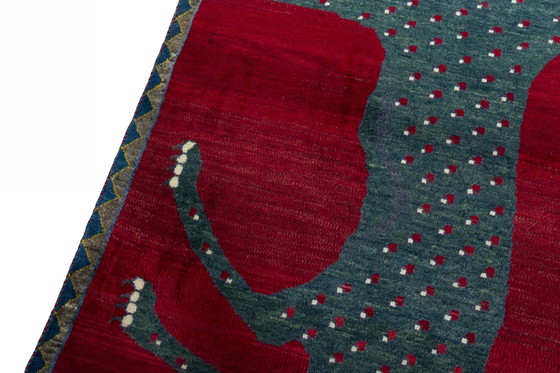 Image 1 of Hand-knotted Gabbeh Nomadic Rug - 154 X 101 Cm