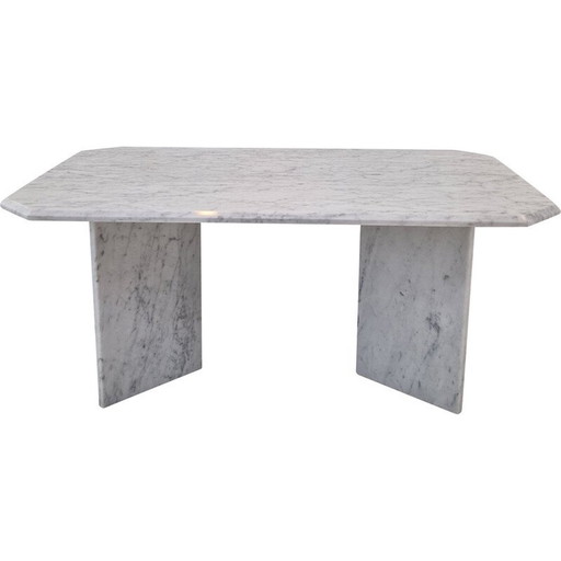 Vintage marble coffee table, Italy 1980
