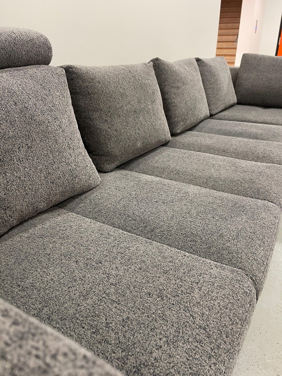 Image 1 of Beautiful Montel Grey Fabric Corner Sofa