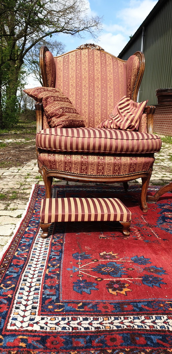 Image 1 of Louis Baroque Armchairs With Footstool