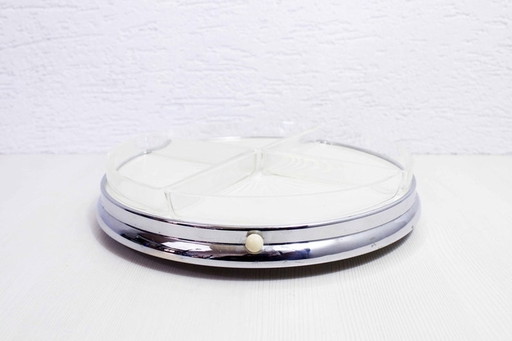 Swivel tray for aperitif 