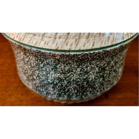 Image 1 of Vintage glazed ceramic pot, 1950