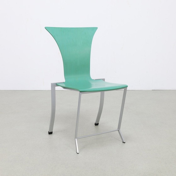 Image 1 of 4X Postmodern Dining Chair Kff, 1990S