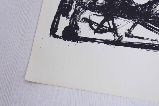 Image 1 of Lithographie de l'artiste suisse Bernd Völkle 1963