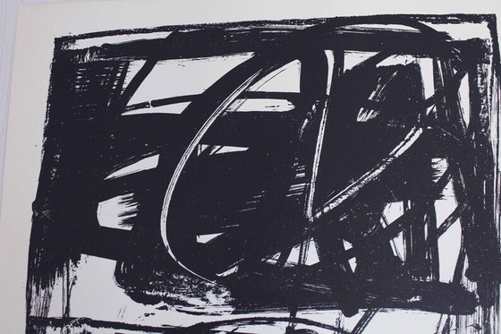 Image 1 of Lithograph by Swiss artist Bernd Völkle 1963