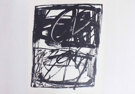 Image 1 of Lithographie de l'artiste suisse Bernd Völkle 1963