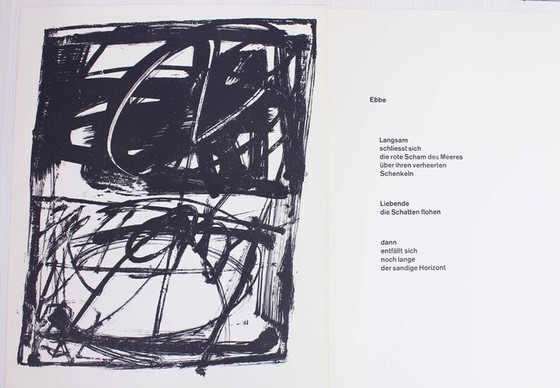 Image 1 of Lithographie de l'artiste suisse Bernd Völkle 1963