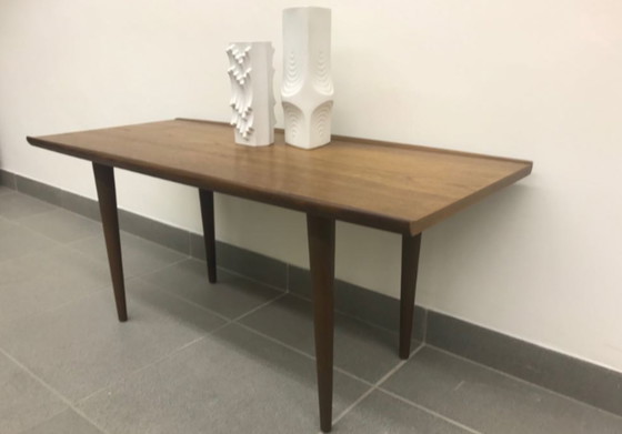 Image 1 of Mid-century rectangular teak coffee table, 1960’s