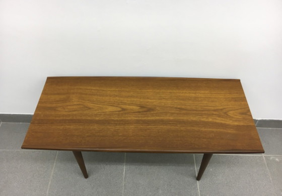 Image 1 of Table basse rectangulaire en teck, Mid Century, années 1960