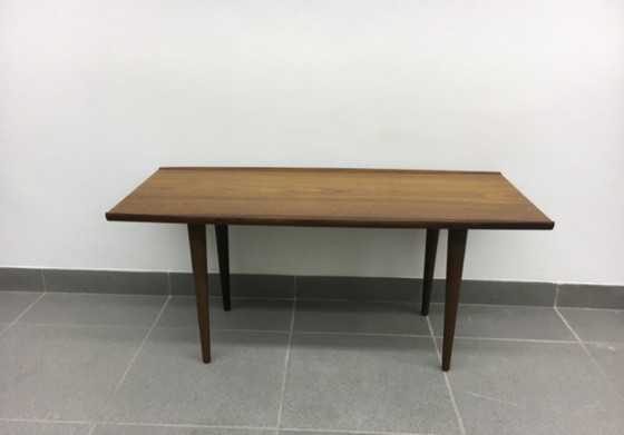 Image 1 of Table basse rectangulaire en teck, Mid Century, années 1960