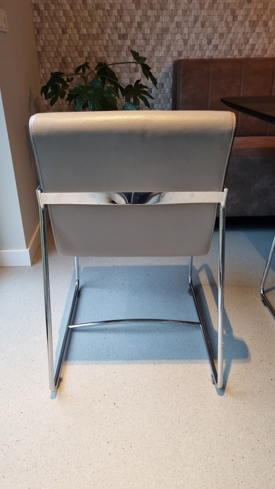 Image 1 of 6X Leolux Dining Chair Spring