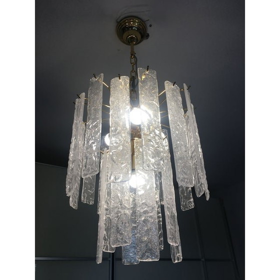 Image 1 of Murano Style Glass Sputnik Chandelier