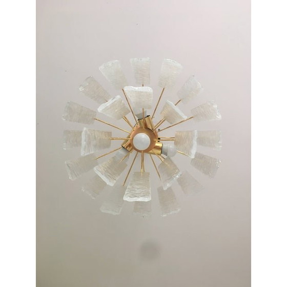 Image 1 of Murano Style Glass Sputnik Chandelier