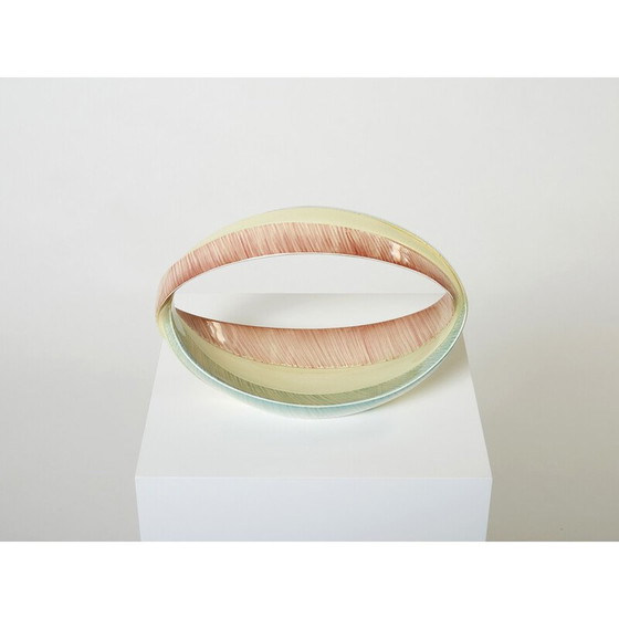 Image 1 of Vintage Italian ceramic centerpiece for Vi.B.i Torino, 1960s