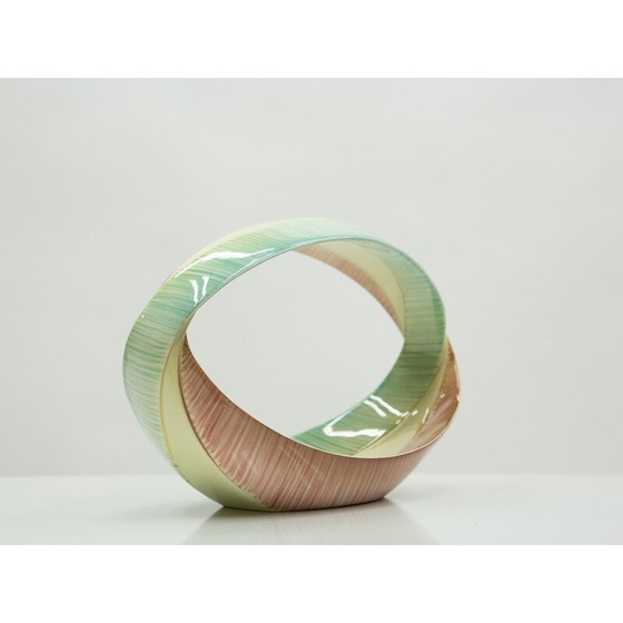 Image 1 of Vintage Italian ceramic centerpiece for Vi.B.i Torino, 1960s