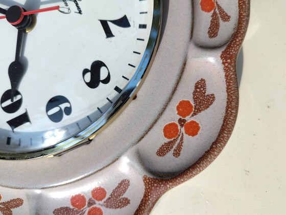 Image 1 of Ceramic Clock Peter Quartz West Germany