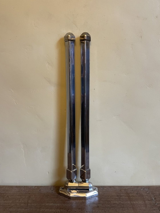 Image 1 of Shower bar Towel rack Art Deco 1930s French