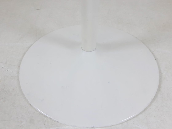 Image 1 of Metal space age vanity stool in velvet