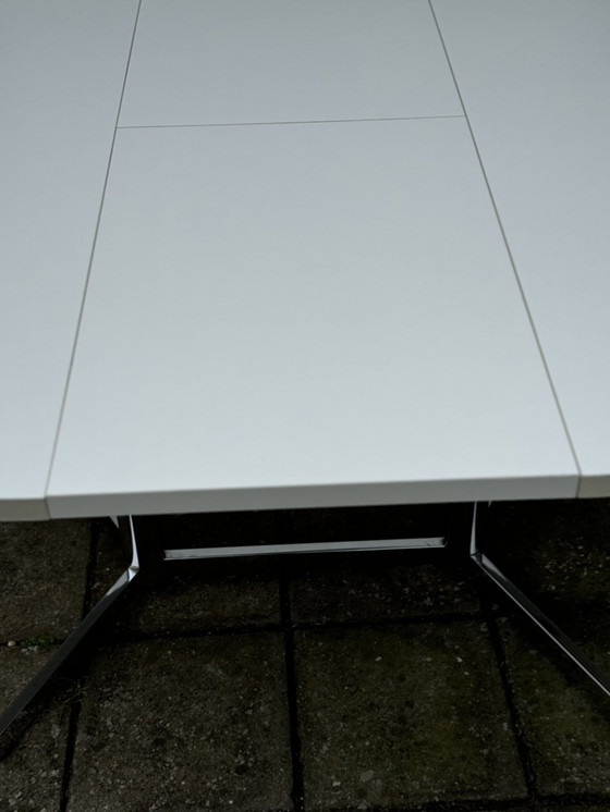 Image 1 of Table à manger vintage extensible de l'ère spatiale