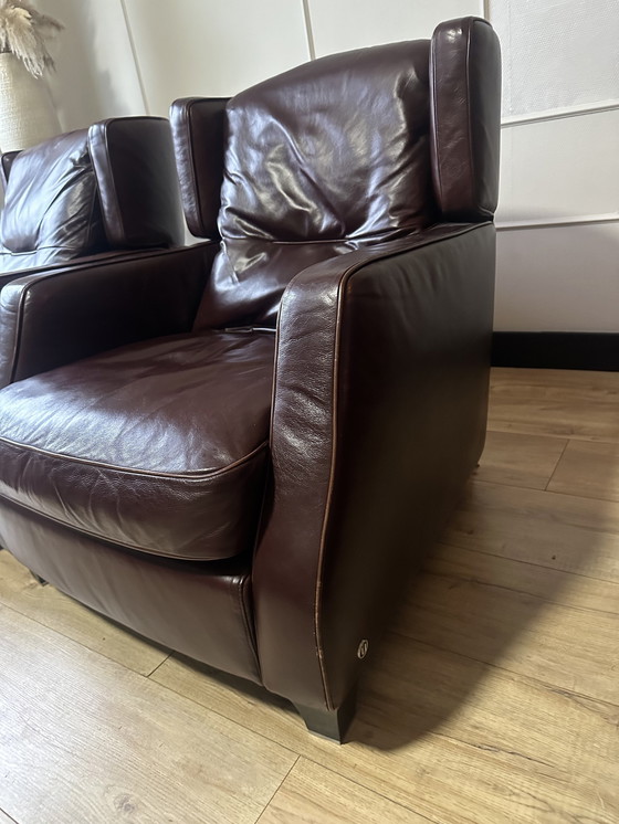 Image 1 of 2X Natuzzi Armchairs Amadeus