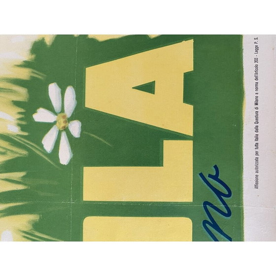 Image 1 of Manifesto pubblicitario d'epoca di Giovanola, Italia anni '60