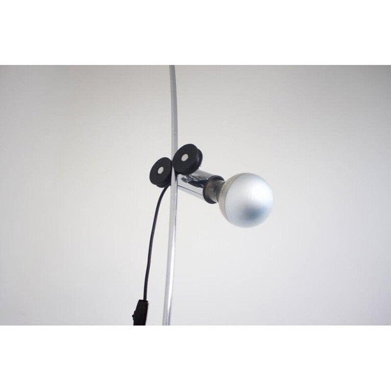 Image 1 of Vintage Molla lamp in stainless steel and rubber by Franca Stagi and Cesare Leonardi for Lumenform, 1970