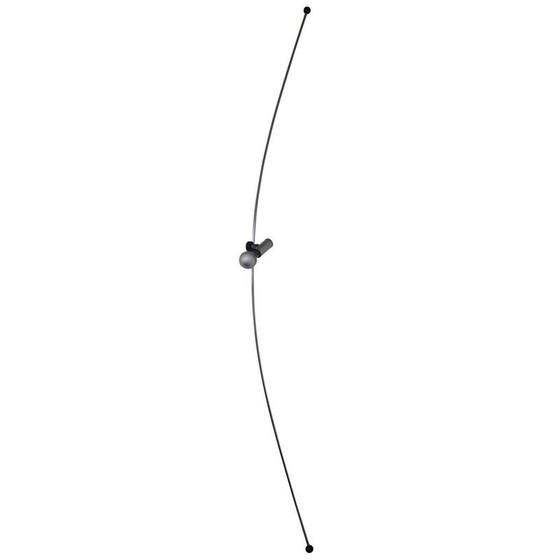 Image 1 of Vintage Molla lamp in stainless steel and rubber by Franca Stagi and Cesare Leonardi for Lumenform, 1970