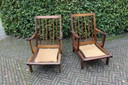 2x Vintage Smoking Chair Mid - Century Danish Design Shrub & Rad stake