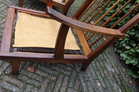 Image 1 of 2x Vintage Smoke Chair Mid Century Danish Design Struik &amp; Radstaak