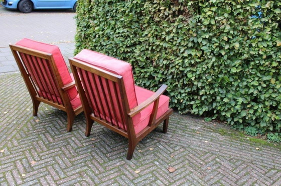 Image 1 of 2x Vintage Smoke Chair Mid Century Danish Design Struik &amp; Radstaak