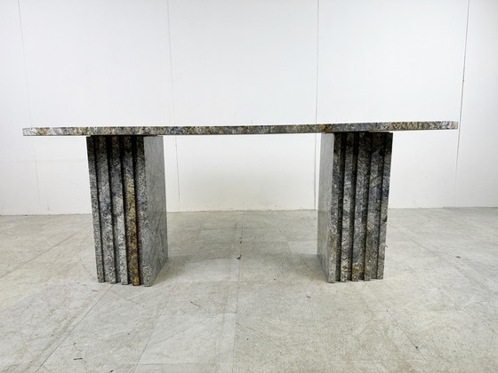 Image 1 of Vintage granite dining table, 1970s