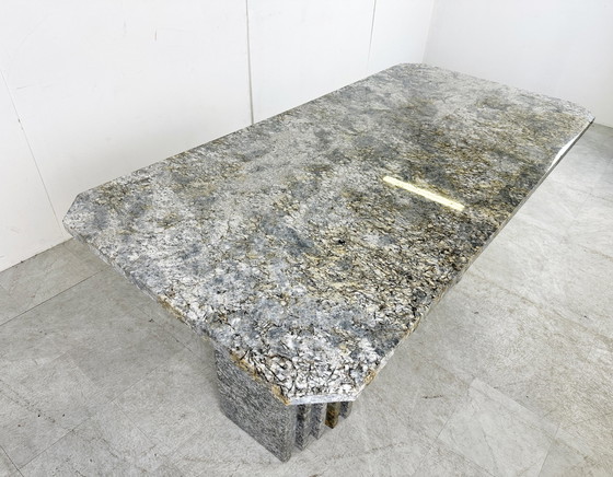 Image 1 of Vintage granite dining table, 1970s