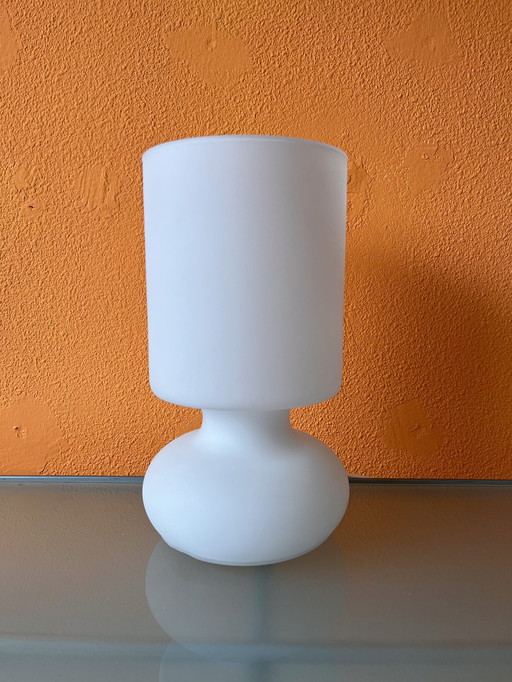 Rare Ikea Lykta Table Lamp Lamp 90s Frosted White Matte White